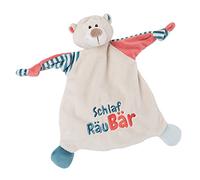 NICI 46732 Orsetto Sonno predatore, 25 x 25 cm a Partire da 0 Mesi in su, Panno Morbido per Neonati e Bambini - Peluche per Neonati e Ragazzi, Beige/Blu