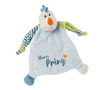NICI Schmusetuch Drache Kleiner Prinz Doudou con Drago Piccolo Principe, 25 x 25 cm, Bambine, a Partire da 0 Mesi, Stampa con Lettere, Colore Blu/Verde, Small, 46734