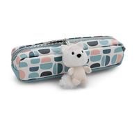 NICI- Astuccio con Ciondolo Volpe Artica Vanja 20x5x5cm Blu-Morbido Fodero Ragazze e Donne, borsellino in Peluche Scolastico per Ufficio o Cosmetici, Colore, 61316