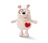 NICI Borsa dell'acqua calda Cane 350ml 34cm beige - Sostenibile, 2 in 1 - Peluche morbido e accogliente e scaldino per letto per ragazze e ragazzi