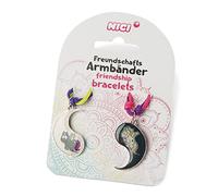 NICI- Braccialetti dell'amicizia Yin e Rainbow Yang, Multicolore, 47397