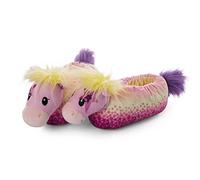 NICI Candydust Pantofole a Tema Pony Misura 38-41 (L) - Calde Calzature con Animali in Peluche con Suole, Bambine e Adulti - Suola Antiscivolo, Colore (47852