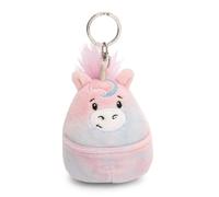 NICI Chill Unicorno 8cm-colorato-Compagno di Peluche per Zaino o Borsa, Charm coccola con Anello Metallico per Portachiavi | 61760, Colore