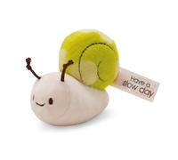 NICI Chiocciola 12cm con Messaggio Have a Slow Day-Verde-Morbido Peluche, Carino da coccolare e Giocare, per Bambini e Adulti, un'ottima Idea Regalo | 61638, Colore