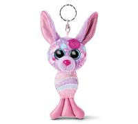 NICI- Collezione GLUBSCHIS Mermaid: Portachiavi Coniglio Shellina 12cm, Animalier, 46823