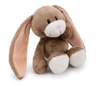 NICI Coniglietto di peluche Lopino, 20 cm, in confezione regalo 22,5 x 12,5 x 7 cm, morbidissimo pupazzo - ideale per coccole e gioco, per neonati e bambini piccoli, idea regalo, marrone - 62984