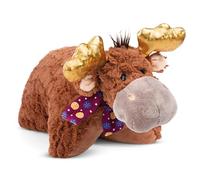 NICI Cuscino di Peluche ad Alce Thure 40 x 30 cm Marrone - Soffice Cuscino in Materiale sostenibile per Bambini, Bambine, Neonati e Amanti dei Peluche - Ideale a casa, all'asilo o in Viaggio