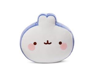 NICI Cuscino di peluche MOLANG 35x35x12cm bianco - Soffice cuscino morbido per bambini, bambine, neonati e amanti dei peluche - Ideale a casa, all'asilo o in viaggio