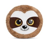 NICI Cuscino di peluche GLUBSCHIS Bradipo Heywood 32x32cm marrone - Soffice cuscino morbido per bambini, bambine, neonati e amanti dei peluche - Ideale a casa, all'asilo o in viaggio
