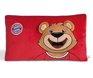 NICI Cuscino morbido e soffice FC Bayern Orsetto Berni 43x25cm