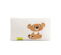 NICI Cuscino Orsetto Cappuccino, 43 x 25 cm - 63253 | Morbido e decorativo per cameretta e casa, perfetto per letto, divano o poltrona, splendida idea regalo