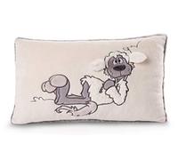 NICI Cuscino Ulvy il lupo - Accessori per camerette in peluche - Cuscini camera da letto per bambini, ragazze e ragazzi, Guanciale rettangolare 43 x 25 cm