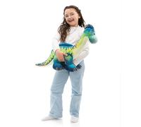 NICI 61573 Dino Snackilus Dinosauro di Peluche Morbido, tenero Pupazzo per Coccole e Giochi, per Adulti e Bambini, 52 cm, Blu, Colore