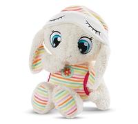 NICI Dormiglioni Jolala 22 cm - Pecora di Pezza con Pigiama a Righe - Pupazzo di Peluche per Aiutare Bambine, Bambini e Neonati ad Addormentarsi - Pecorella di Peluche Che Aiuta a Dormire