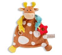 NICI- Doudou Mucca 25x25cm, Colore Marrone, 48892
