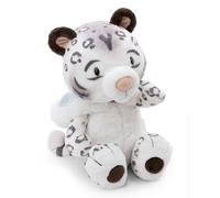 Nici: Peluche di leopardo delle nevi Eleni Snowbell con cappello - 35 cm