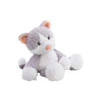 Felli 62956 - Morbido gatto di peluche per coccole e giochi, per bambini e adulti, ottima idea regalo, 25 cm, grigio