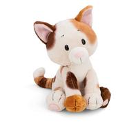 NICI Gatto portafortuna di peluche, morbido, tenero pupazzo per coccole e giochi, per adulti e bambini, 20 cm, marrone - 62138