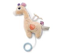 NICI Giraffa Sasuma 2D con Carica a Molla 20 cm Partire da 0+ Mesi-Carillon Ausilio Bambini e Neonati-Ideale per Letto, Carrozzina, Culla-Ninna Nanna di Mozart, Colore Beige, 48033