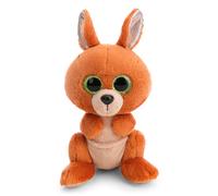NICI GLUBSCHIS Kanni-Manni, morbido canguro di peluche, da coccolare e con cui giocare, per bambini e adulti, fantastica idea regalo, 15 cm, marrone - 63046