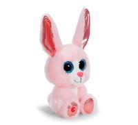 Glubschis, Monni-Wonni 62498 - Morbido coniglio di peluche, da coccolare e con cui giocare, per bambini e adulti, fantastica idea regalo, 15 cm, rosa