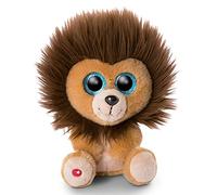 NICI Glubschis: Glubschis Cliff Il leoncino Peluche 15 cm - Morbido Leone Giocattolo con Grandi Occhi Luccicanti - Simpatici Pupazzi Animali dello Zoo per Il Gioco e Le Coccole, Marrone/Marrone