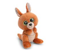 NICI GLUBSCHIS Kanni-Manni, morbido canguro di peluche, da coccolare e con cui giocare, per bambini e adulti, fantastica idea regalo, 15 cm, marrone - 63046