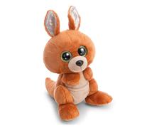 NICI GLUBSCHIS Kanni-Manni, morbido canguro di peluche, da coccolare e con cui giocare, per bambini e adulti, fantastica idea regalo, 25 cm, marrone - 63058