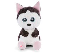 NICI Glubschis: L'Originale - Glubschis Barkley l'Husky 45 cm - Cagnetti di Peluche con Grandi Occhi Luccicanti - Morbidi Animali Imbottiti per Gli Amanti dei Cani di pezza