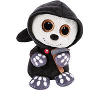 NICI Glubschis: L'Originale - Glubschis Sanito Il Tristo Mietitore di Halloween 25 cm - Mortesecca di Peluche con Grandi Occhi Scintillanti - Soffice Pupazzo Imbottito