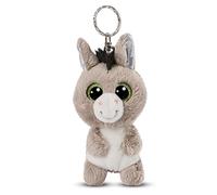 NICI Glubschis: L'Originale - Portachiavi Glubschis asinello Donki 9cm - Ciondolo di peluche per cordini, zaini, portachiavi e tiralampo - Ciondoli per borsa