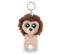NICI Glubschis: L'Originale - Portachiavi Leone Cliff 9 cm - Peluche Zoo - Simpatico Ciondolo Animale per cordini e Tira Lampo - Mini leoncino Porta Chiavi Ragazzi, Animalier, Colore Marrone, 46942