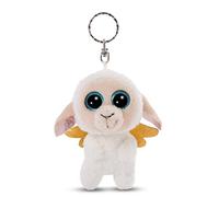 NICI- Glubschis Portachiavi Angelo Custode da 9 cm Pecora Glowy Nalla, Tinta Unita, Colore Bianco, 47834