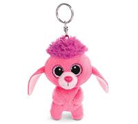 NICI Glubschis Schlüsselanhänger Pudel Mookie 9cm 45549, Abdominal Support Unisex bambini e ragazzi, Rosa/Viola, Taglia unica