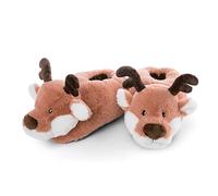 NICI Jonte Pantofole Renna Misura 38-41 L I Pantofole Pupazzo Antiscivolo per Bambini I Calde Pantofole di Peluche a Forma di Animali per Bambine e Bambini - 48339