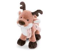 NICI Jonte Renna di Peluche in Piedi 25 cm I Renna Giocattolo per Bambini, Bambine e Neonati I Morbido Animale di Pezza per i Giochi, le Coccole e la Nanna - 48314