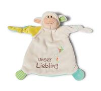 NICI Lamb Monny Unser Liebling, coperta morbida per neonati e bambini, 25 x 25 cm, coperta confortevole per bambini e bambine