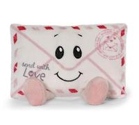NICI Love Brief 62627 Peluche a Forma di Lettera, Morbido e tenero Pupazzo per Coccole e Giochi, per Adulti e Bambini, 15 x 10 cm, Bianco, Colore