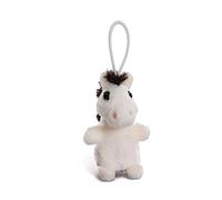 NICI-Luce a LED a Forma di Cavallo, in Peluche, 9 cm, Colore: Bianco, 44789