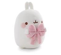 NICI Molang Morbido Peluche con Fiocco, 12 cm, Bianco - 62778