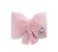 NICI Molang Morbido Cuscino in Peluche a Forma di Fiocco, da coccolare, per Bambini e Adulti, per casa, Asilo o in Viaggio, 40 x 28 cm, Rosa - 62788