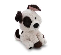 Nici Green: cagnolino di peluche seduto, bianco, 35 cm