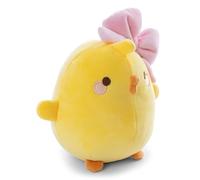 NICI Morbido Peluche di Piu Piu con Fiocco, per Coccole e Giochi, per Bambini e Adulti, Fantastica Idea Regalo, 12 cm, Bianco - 62780