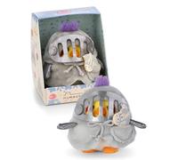 NICI mymochi Set di Peluche Pappagallo Chipsy, 8 cm, con Hobby Horse e Costume da Cavaliere, Morbido Pupazzo Kawaii in Confezione Regalo 8,5 x 6,5 x 10 cm, Beige - 62586