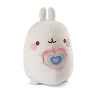 Nici - Nici Pluchen Knuffel Molang Regenboog met Hart in Geschenkdo NUOVO