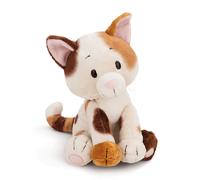 NICI Gatto portafortuna di peluche, morbido, tenero pupazzo per coccole e giochi, per adulti e bambini, 20 cm, marrone - 62138