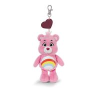 NICI Orsetti del Cuore, Allegrorsa - Ciondolo per Borse a Forma di Orsacchiotto, Simpatico Accessorio in Tessuto Peluche, Portachiavi per Borsa, Zaino e Auto, 15 cm, Rosa - 62801