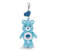 Orsetti del Cuore, Brontolorso 62802 - Ciondolo per Borse a Forma di Orsacchiotto, Simpatico Accessorio in Tessuto Peluche, Portachiavi per Borsa, Zaino e Auto, 15 cm, Blu