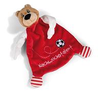 NICI- Orso Piumino FC Bayern Orsetto Berni 25x25cm Rosso, 25 x 25 x 8 cm, 49084