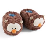 NICI Gufo Oscar Taglia (L) 38-41 Marroni-Calde Peluche sostenibile Bambine-Calzature a Forma di Animale con Suola Antiscivolo-Pantofole, Colore (48935